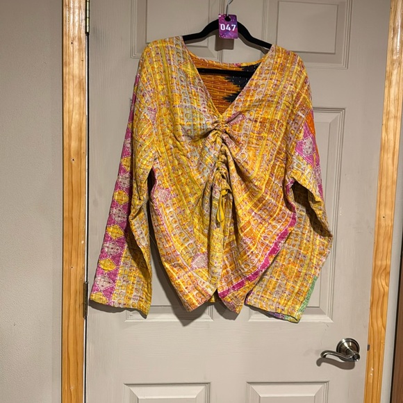 kantha Tops - 47 🌸 Kantha Oversized Tunic Top  25”ptp revers…